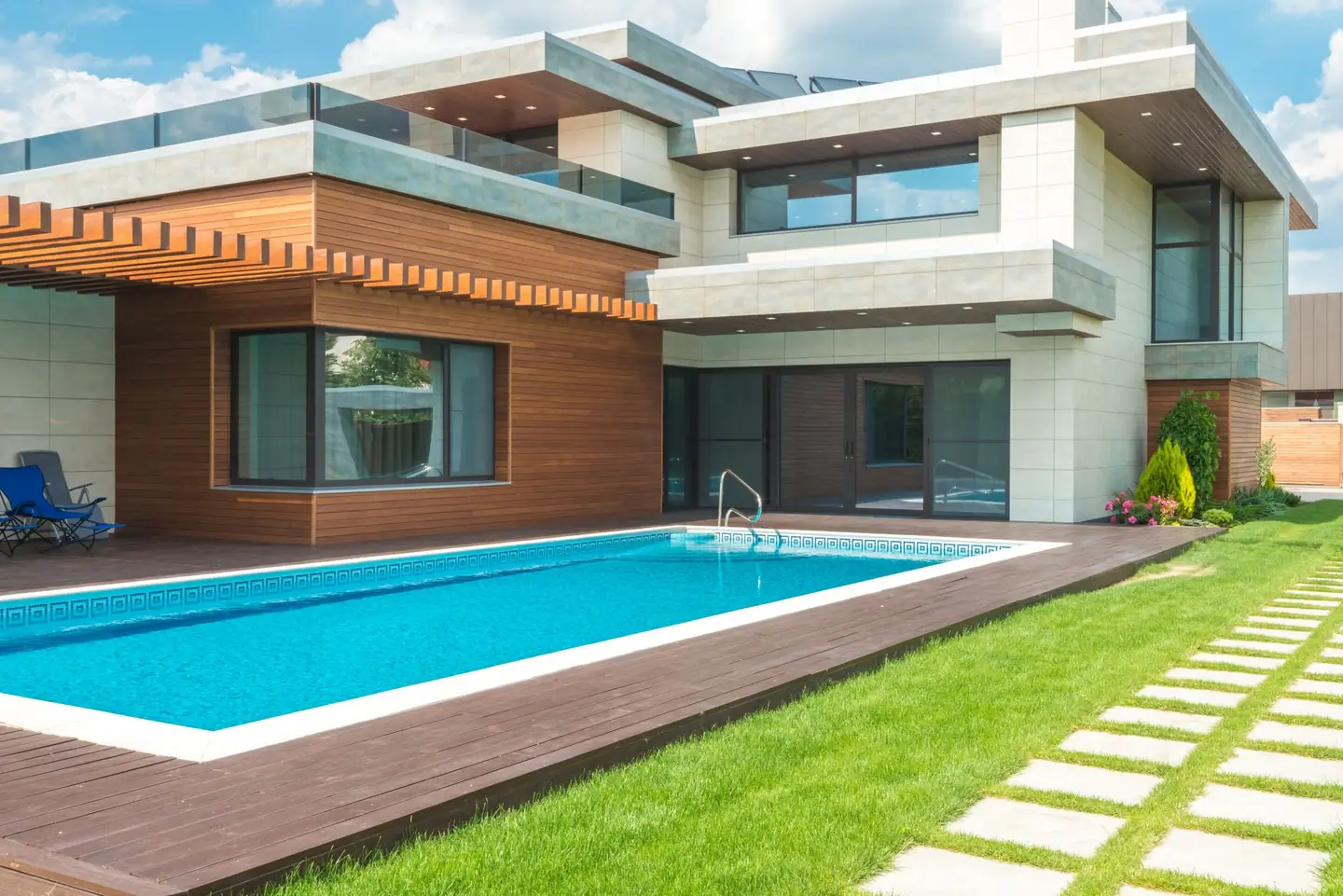Swimming pool built in Wybung, NSW